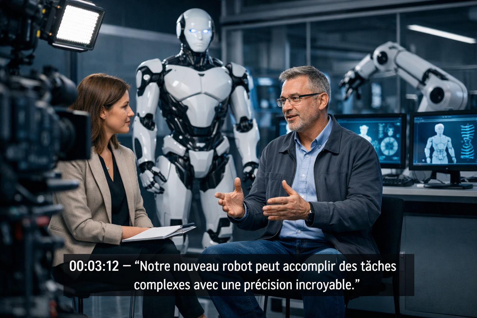 Transcription horodatee